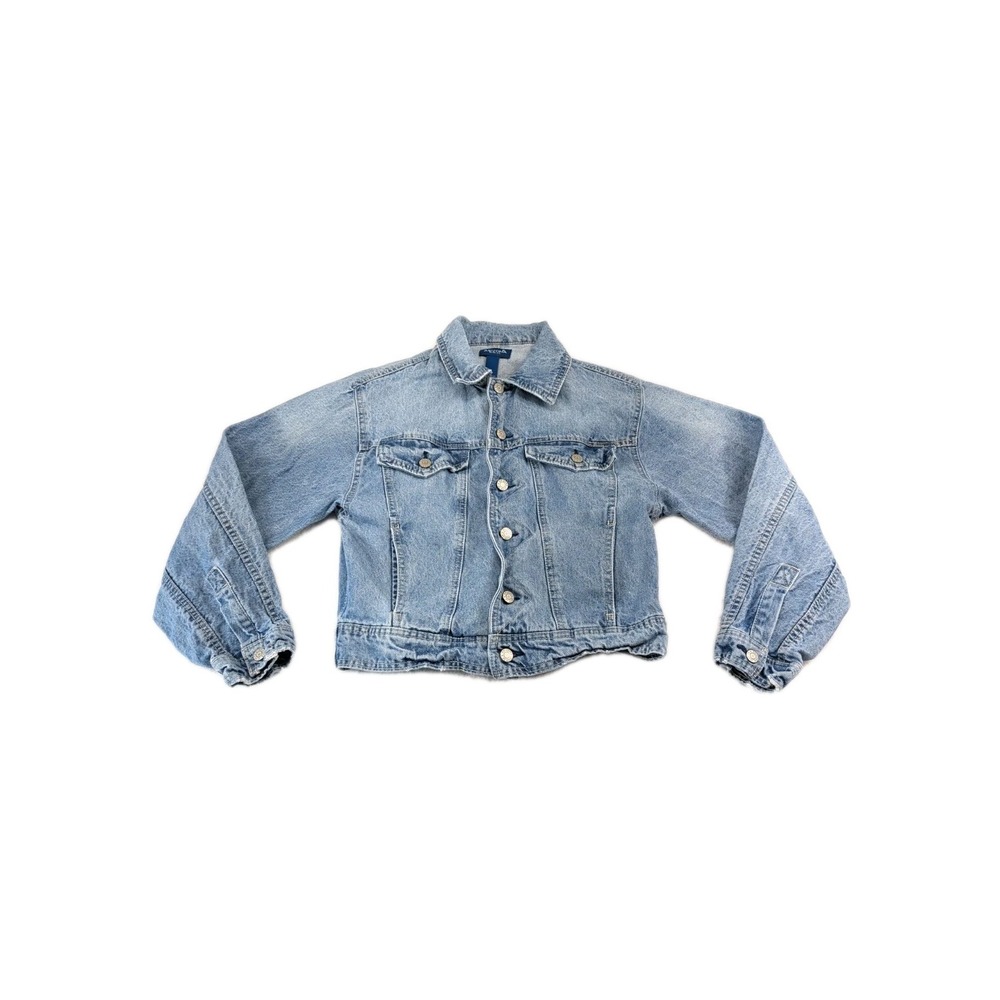 Arizona Jean Co Women's Button Up Blue Denim‎ Jacket S